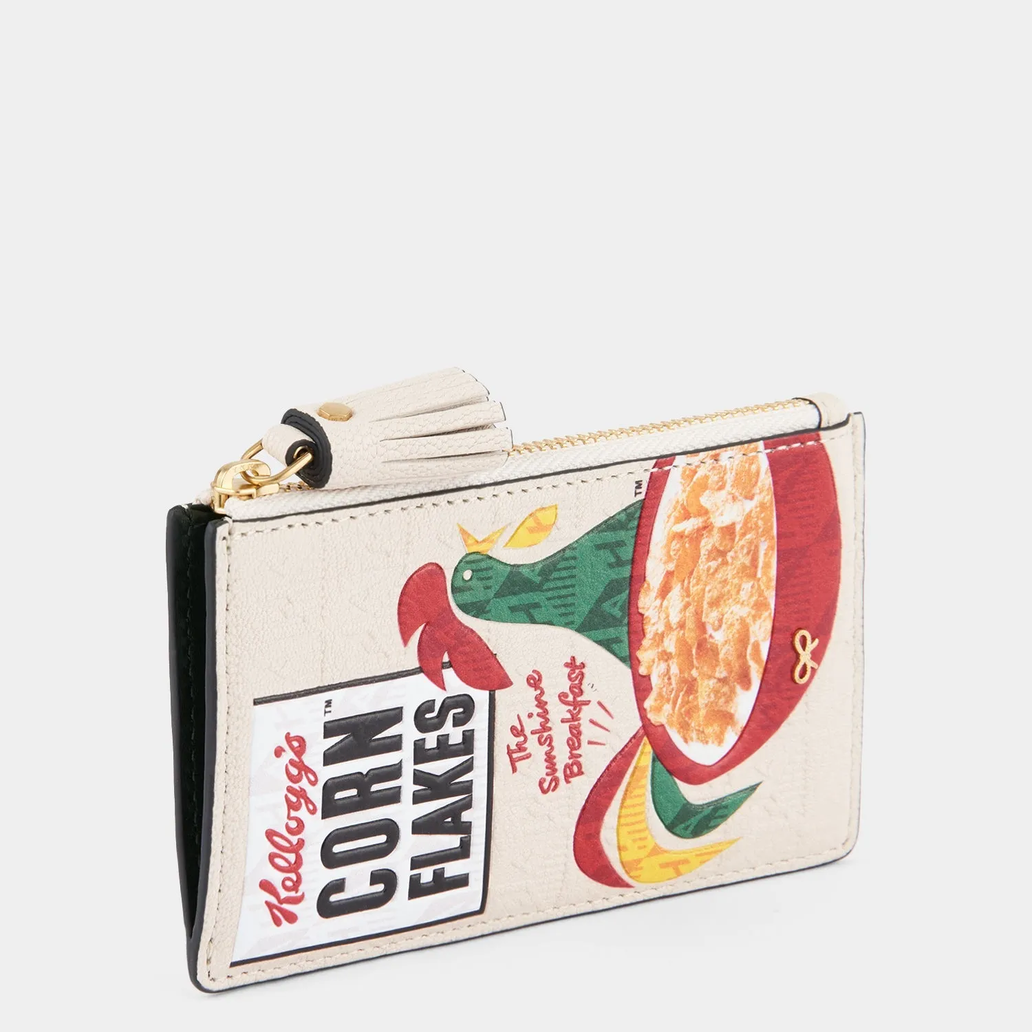 Anya Brands Corn Flakes Zip Card Case