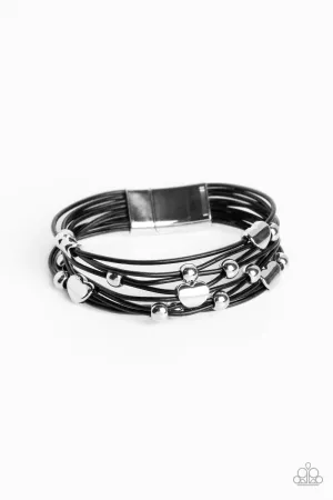 Aphrodite Ascending Black Bracelet - Paparazzi Accessories