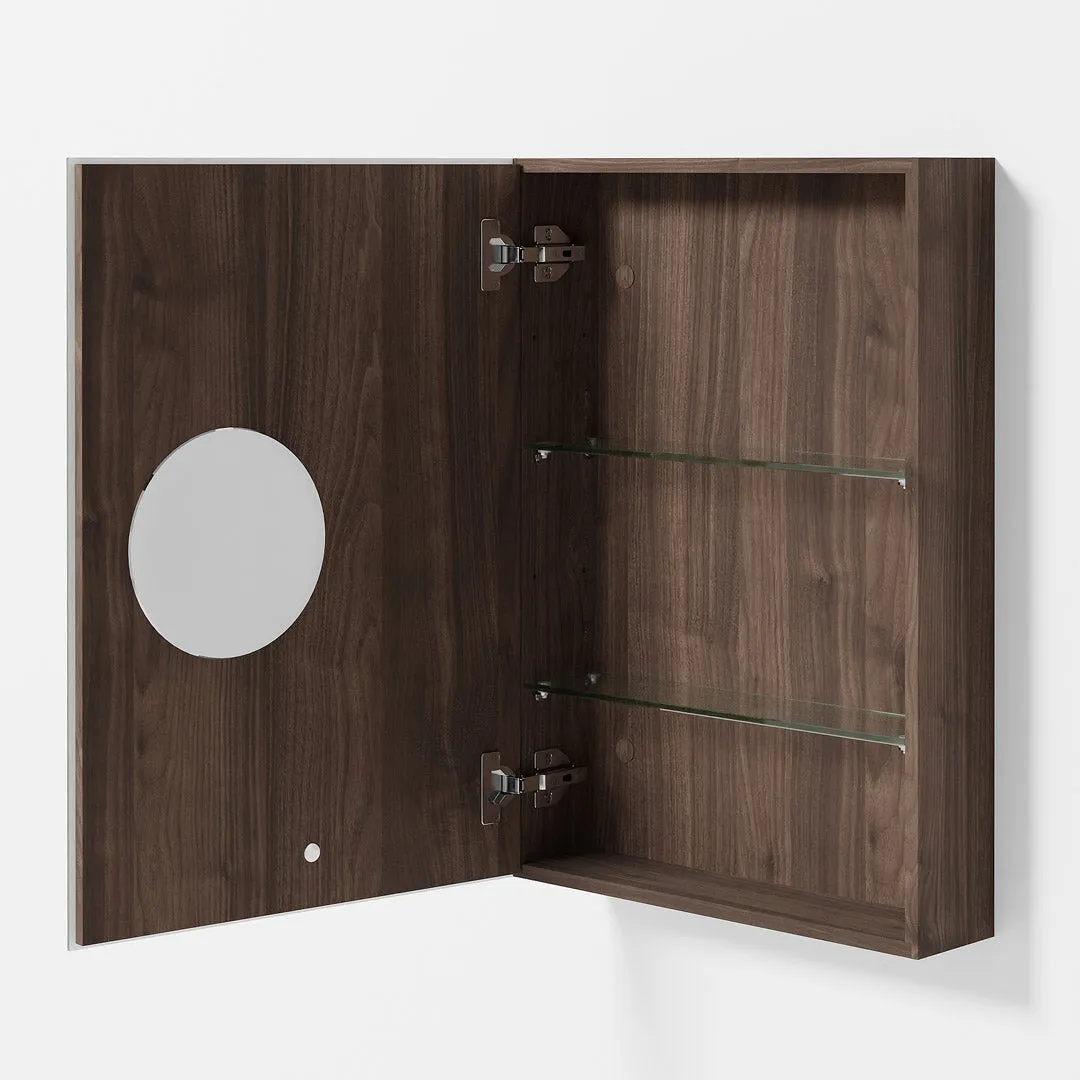 Bathroom Cabinet 600 Slimfit - Walnut