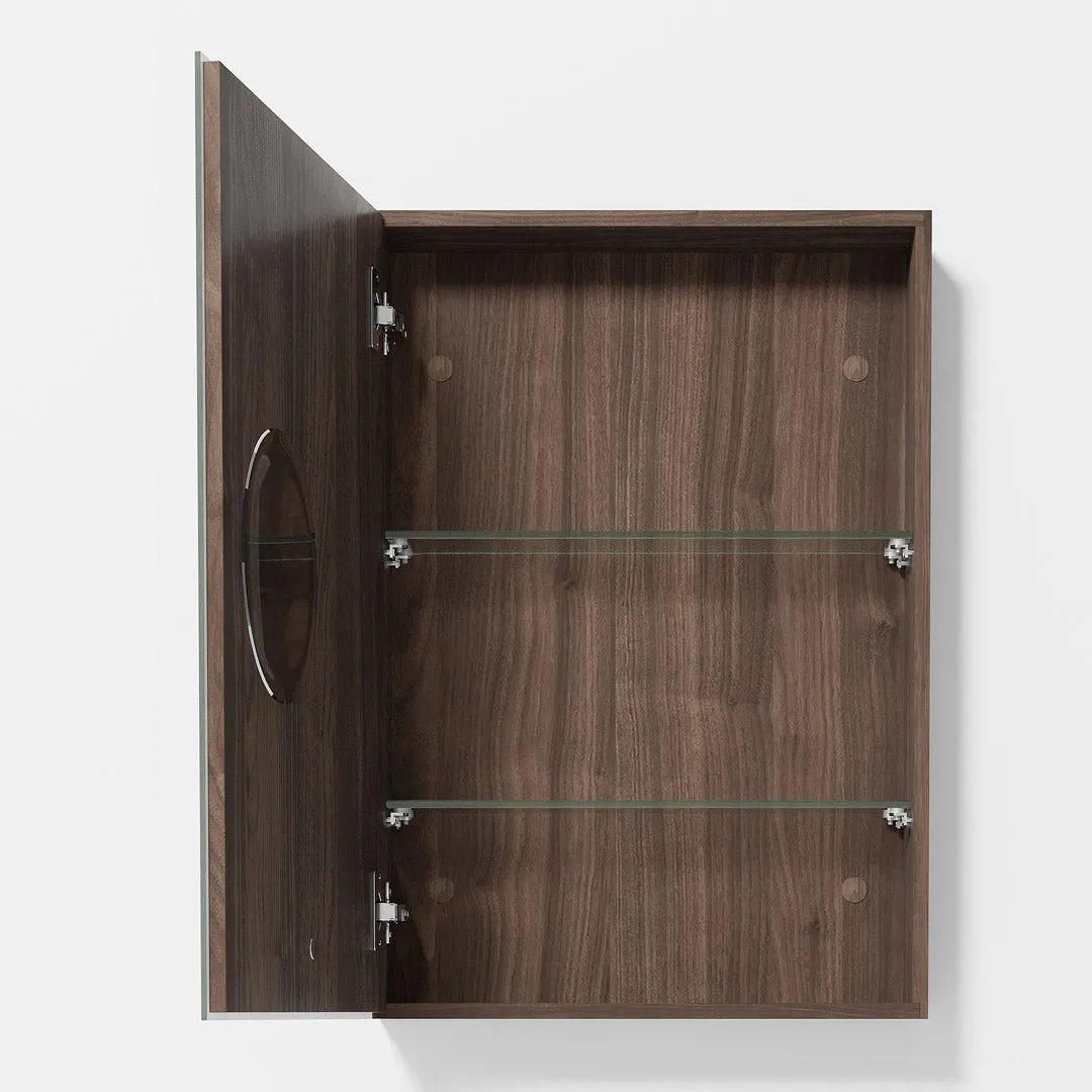 Bathroom Cabinet 600 Slimfit - Walnut