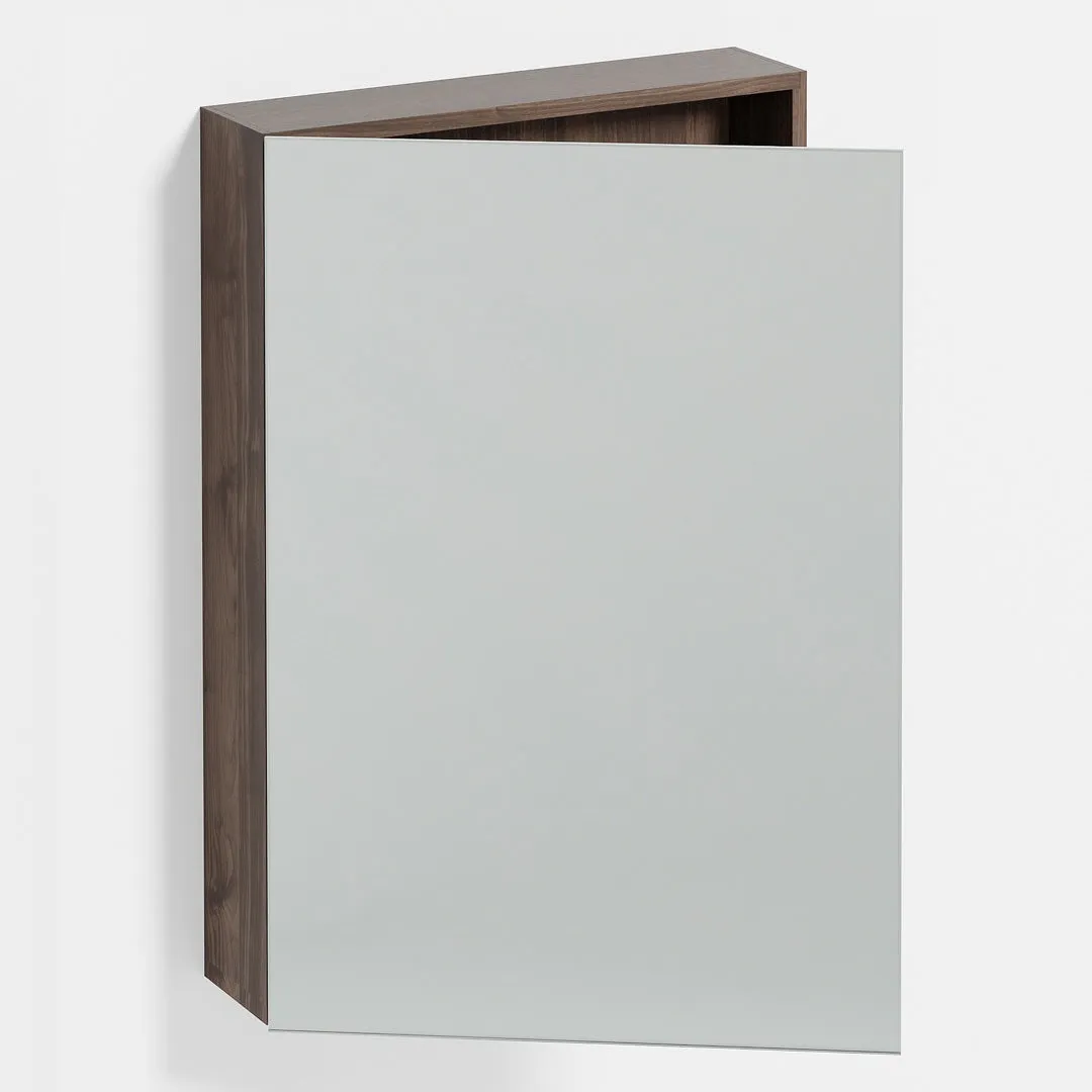 Bathroom Cabinet 600 Slimfit - Walnut