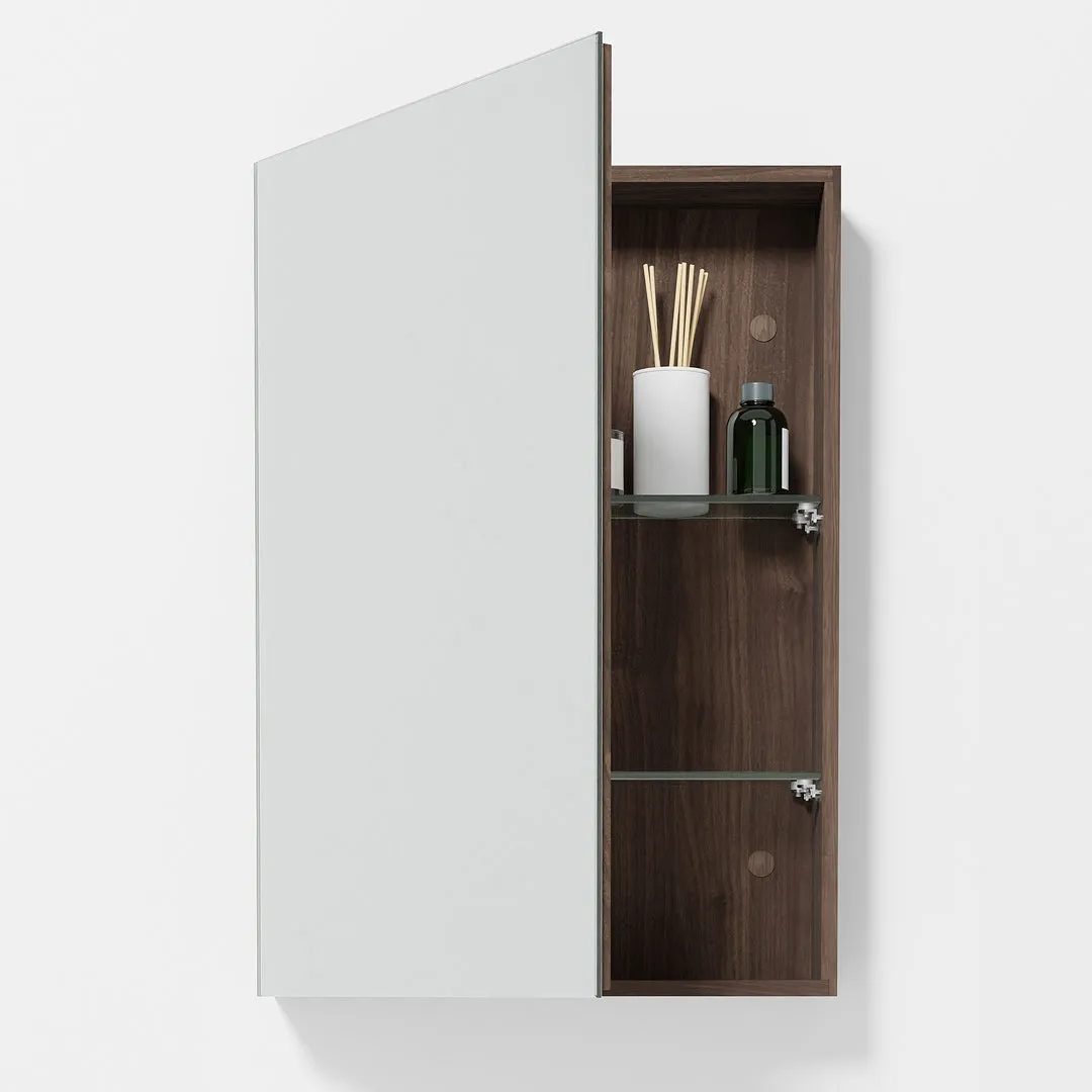 Bathroom Cabinet 600 Slimfit - Walnut