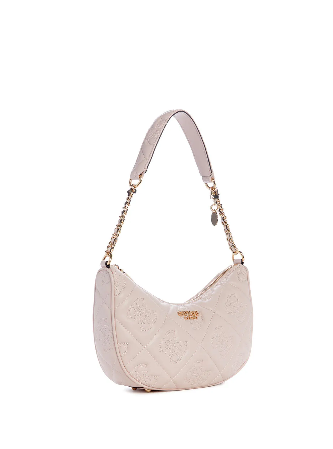 Beige Logo Marieke Shoulder Bag