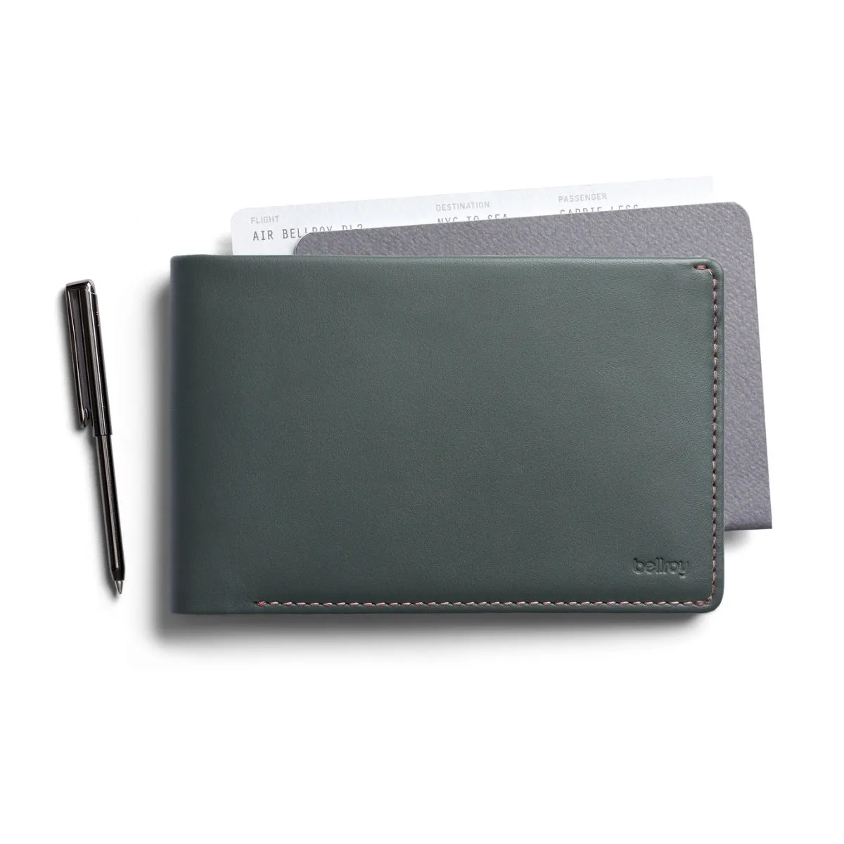 Bellroy Travel Wallet in Evergreen