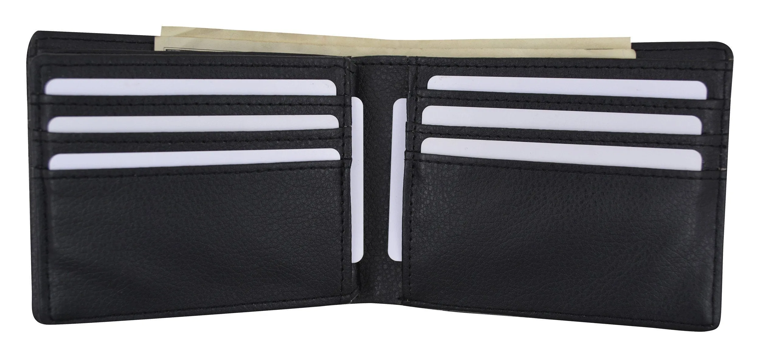 BiFold Embroidery Cross Western Style Wallet