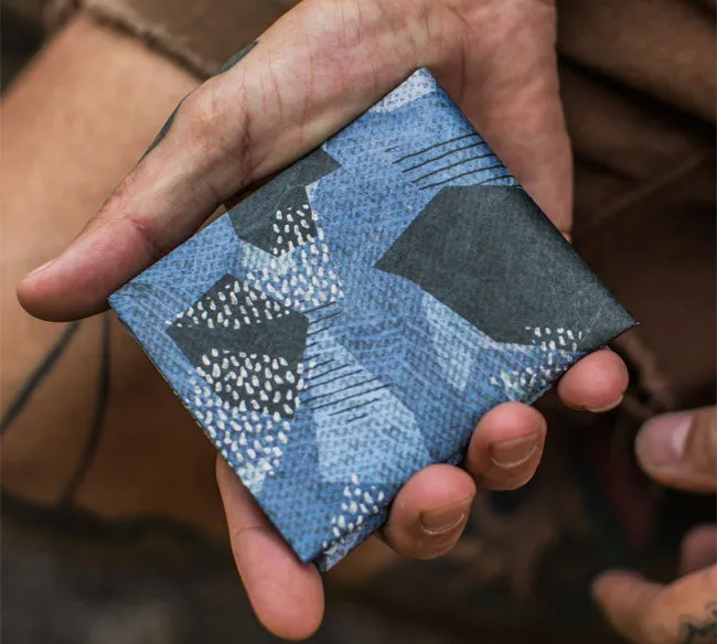 Blue Camo | RFID Wallet