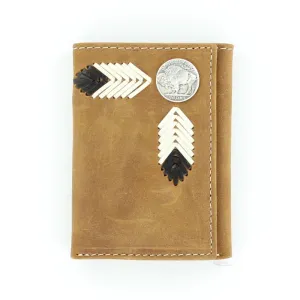 Buffalo NIckel Trifold Wallet