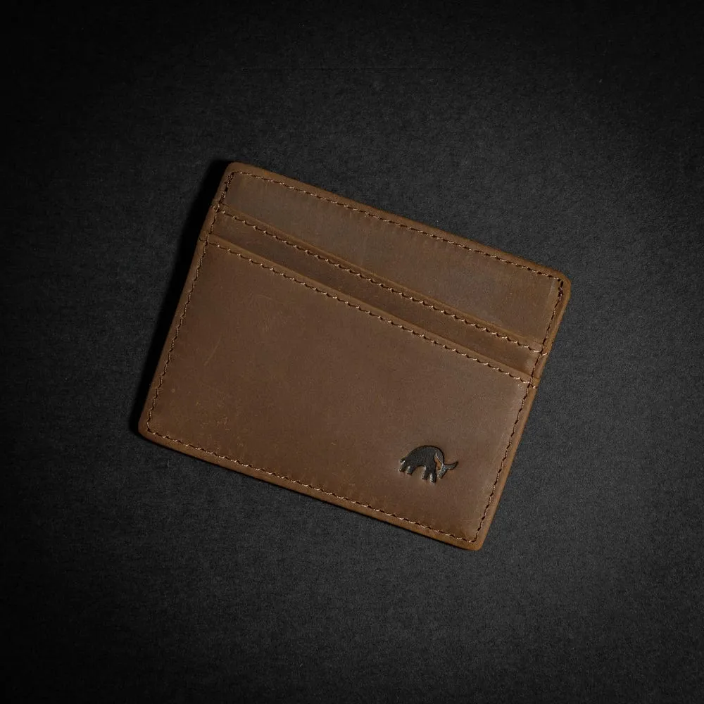 Bullstrap® Men's Terra Leather Card Holder