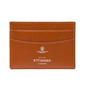 Capra Flat Credit Card Case in Tan