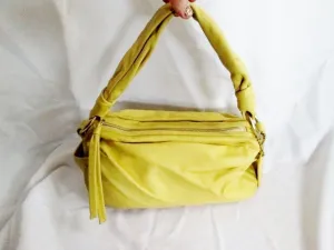 COACH 13442 PARKER SMOOTH YELLOW Hobo Handbag Satchel Leather Shoulder Bag