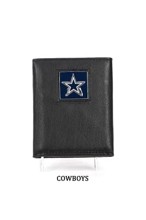 Cowboys NFL Leather Tri-Fold Wallet