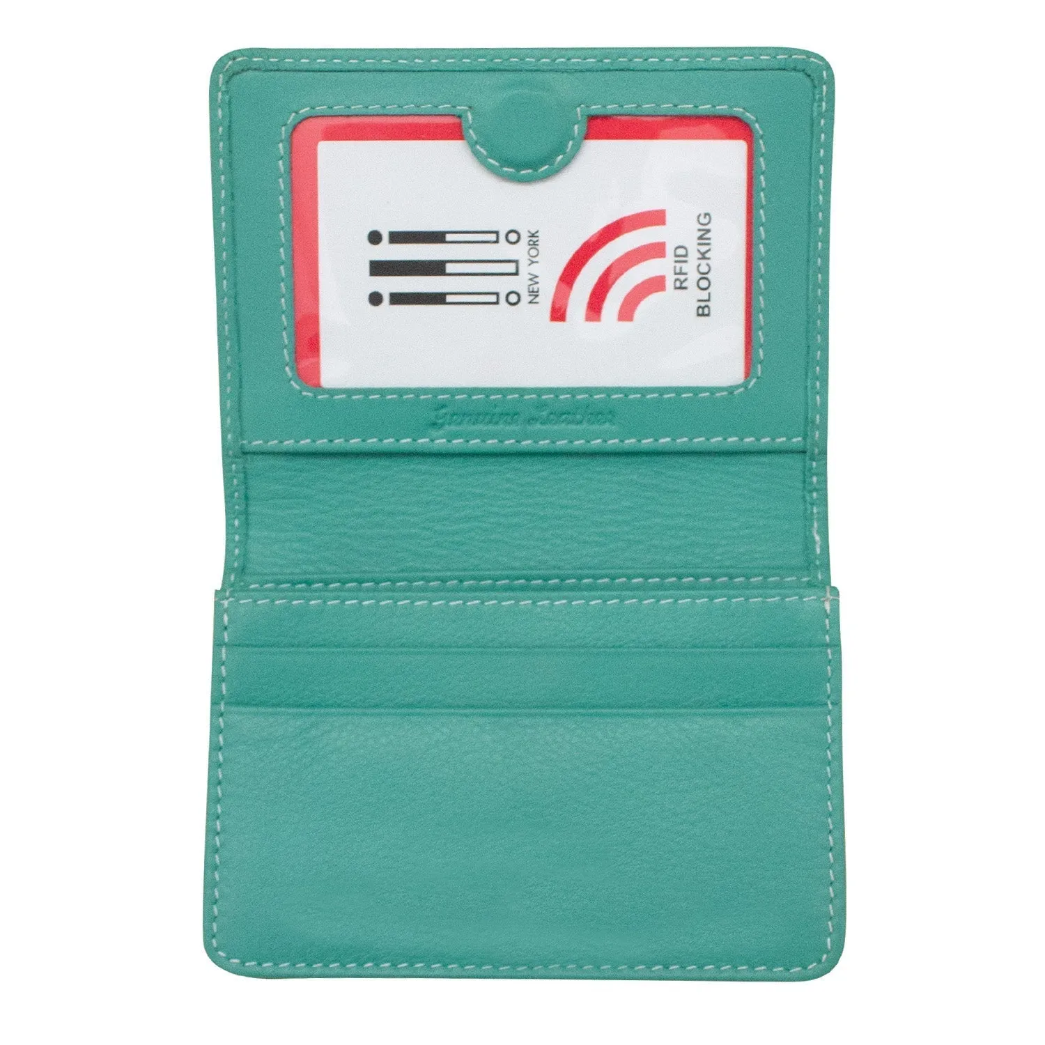 Credit Card Holder with I.D. Window Inside