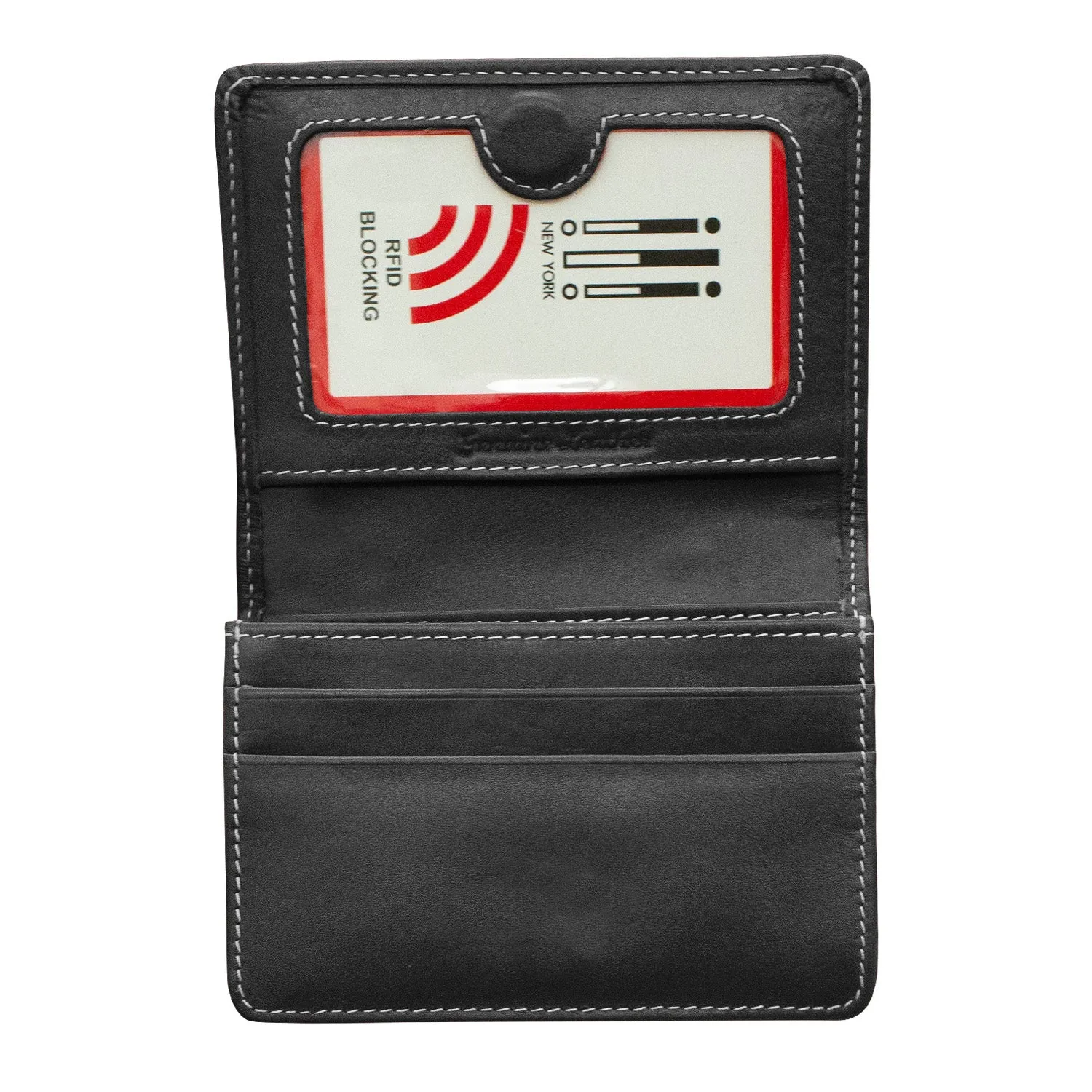 Credit Card Holder with I.D. Window Inside