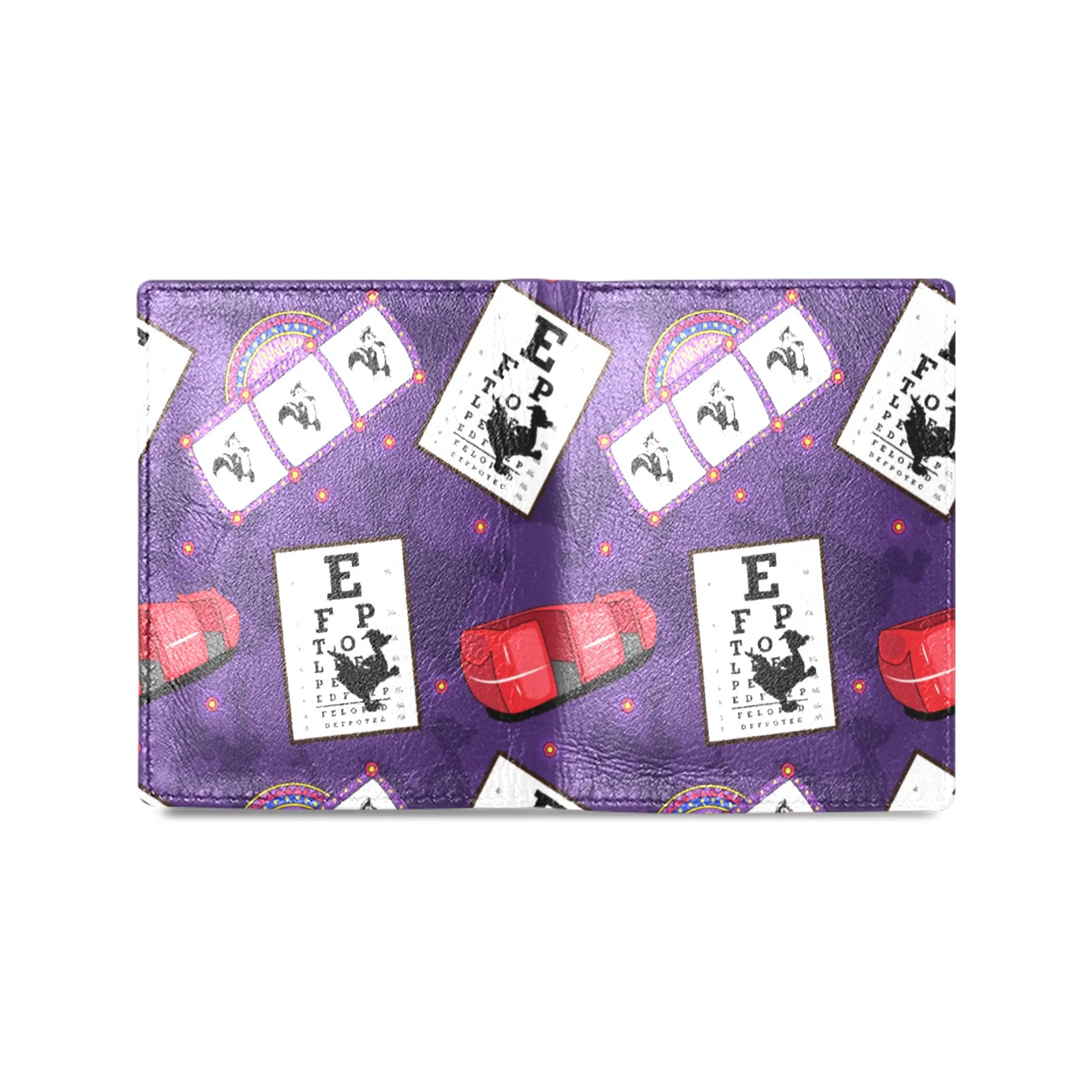 Disney Epcot Figment Imagination Men's Leather Wallet