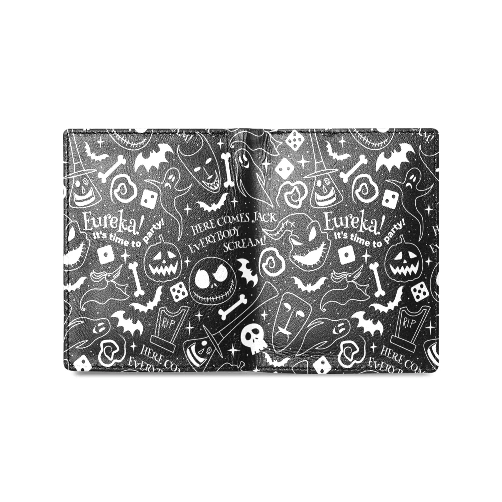 Disney Nightmare Before Christmas Everybody Scream Men's Leather Wallet