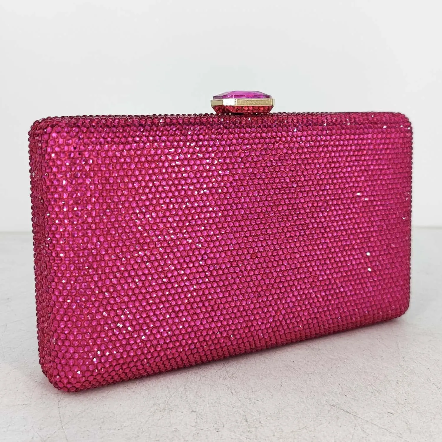 Elegant Women Box Clutch Crystal Evening Bags