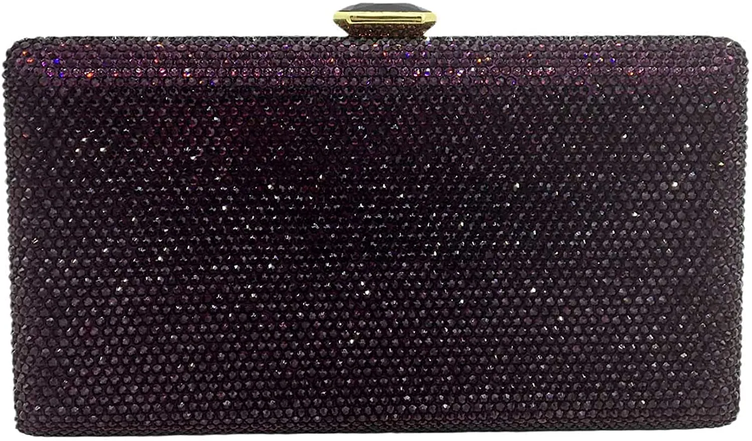 Elegant Women Box Clutch Crystal Evening Bags