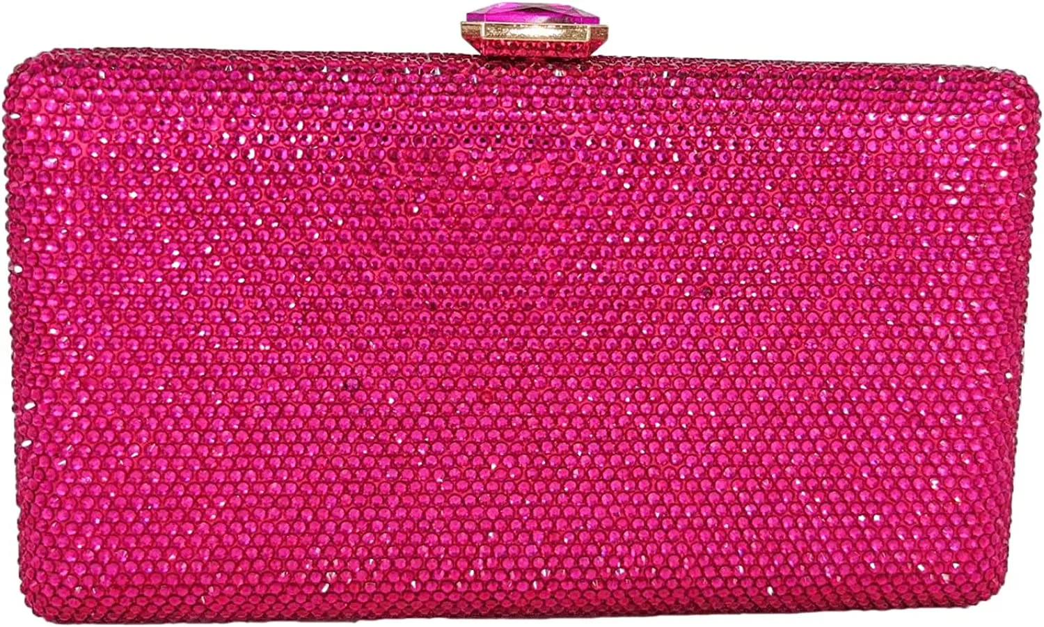 Elegant Women Box Clutch Crystal Evening Bags