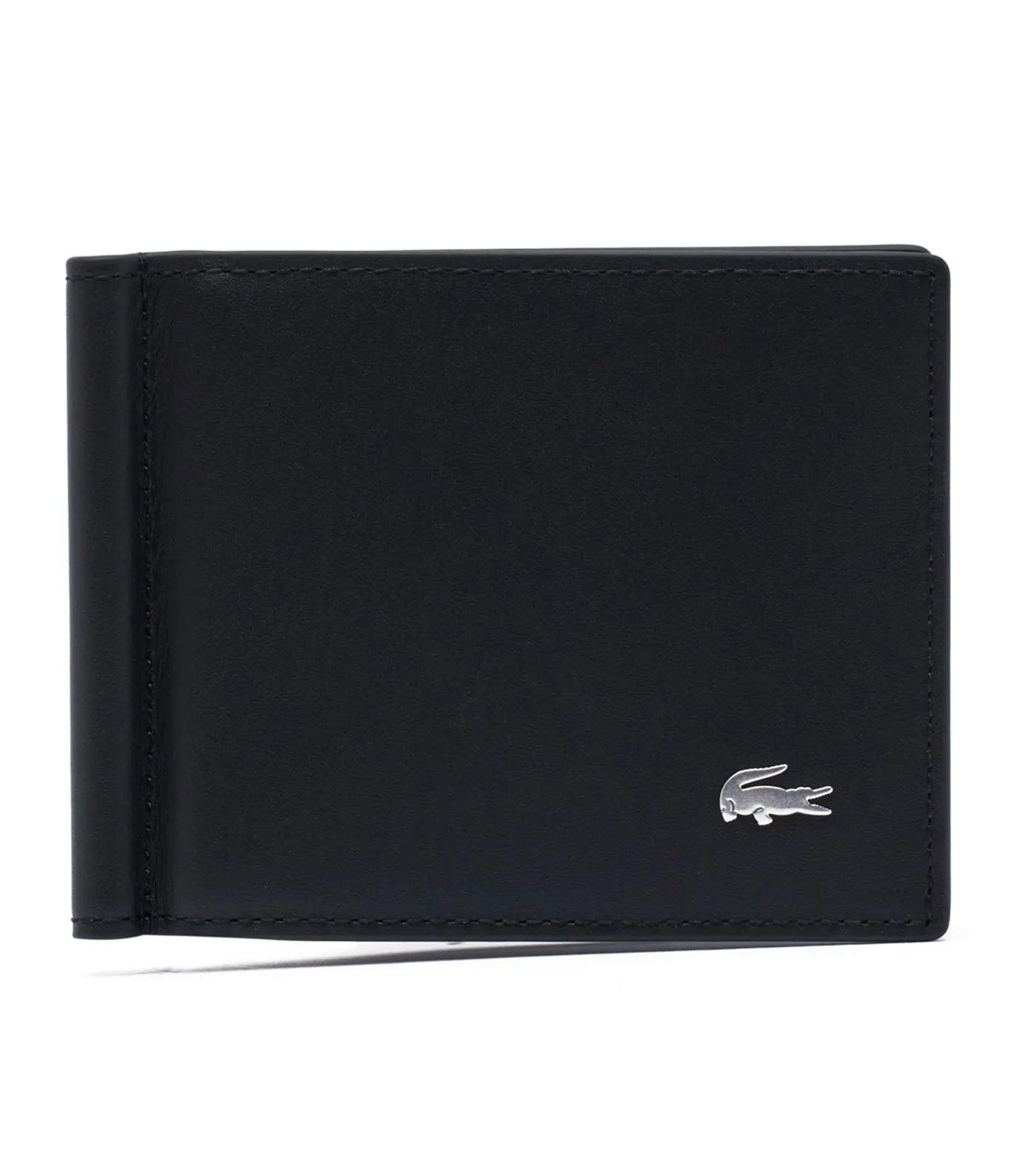 Folding Wallet with Bill Clip Noir