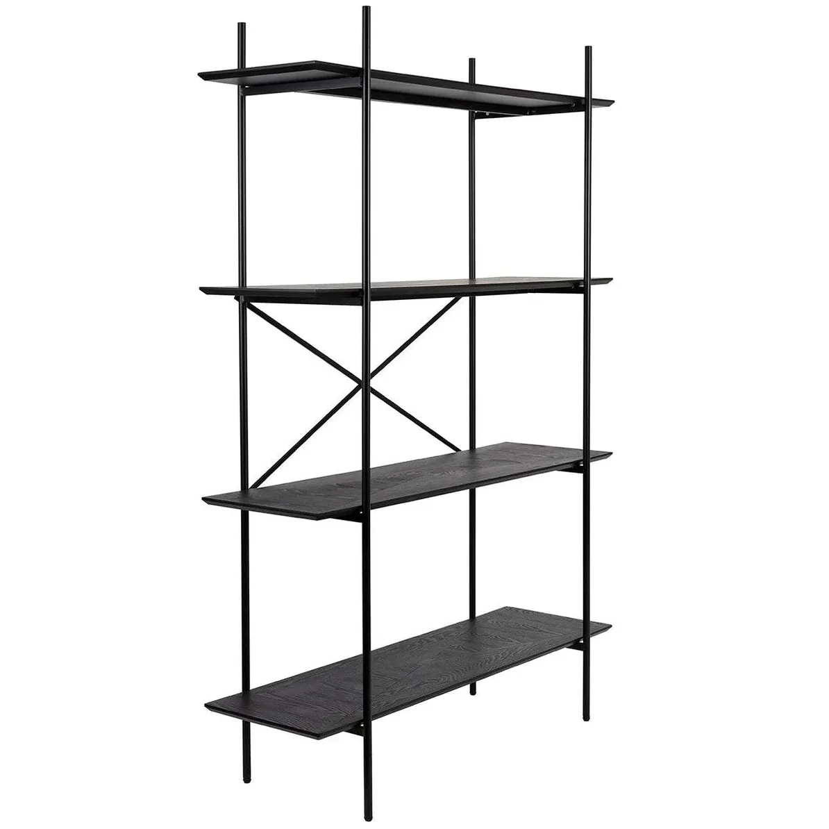 Foxford Jude Shelf Cabinet - Black