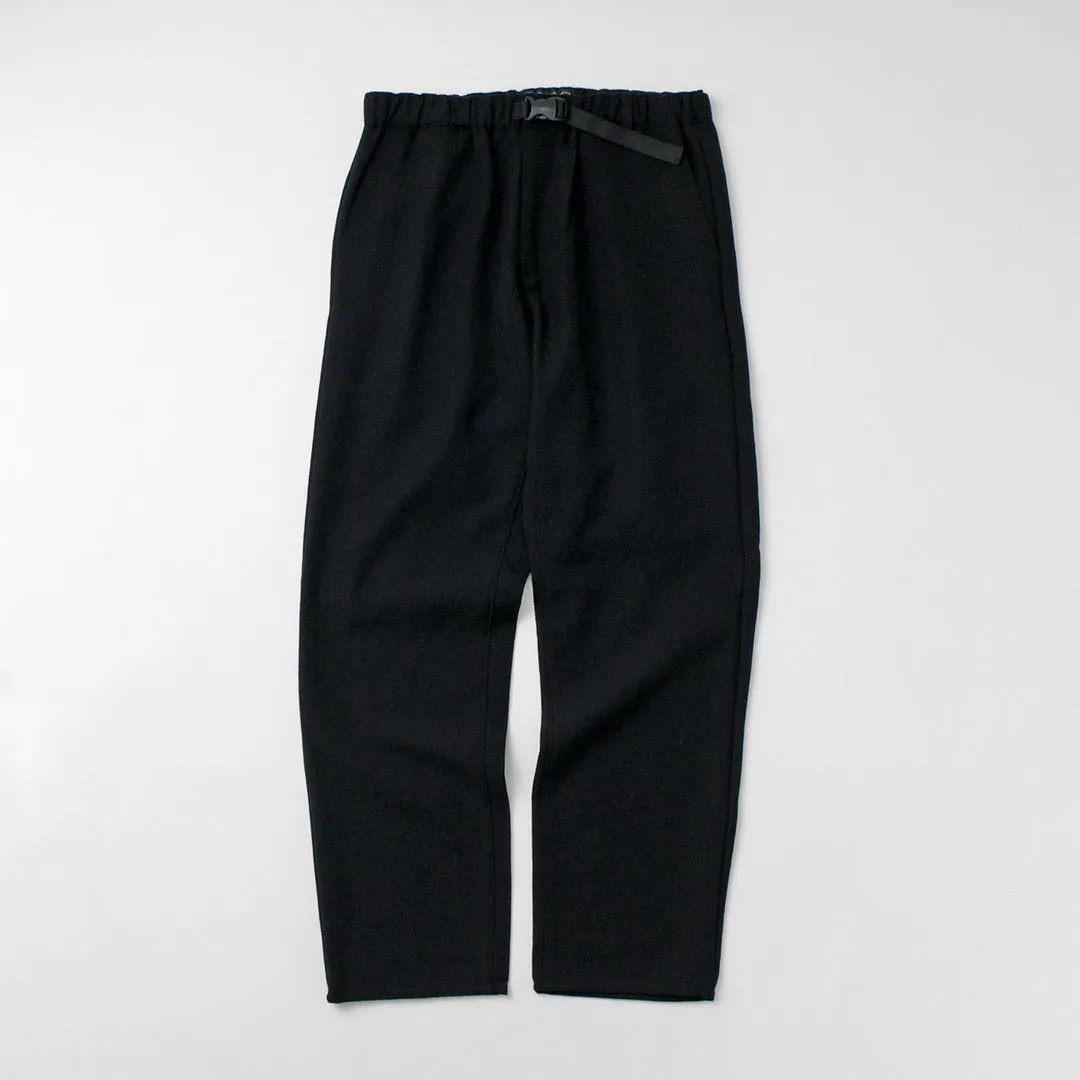 FUJITO / N.O.UN Beltless Pants Wool Serge