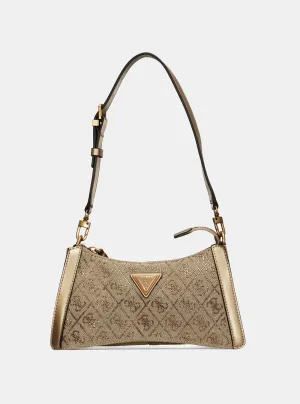 Gold Logo Dili Shoulder Bag