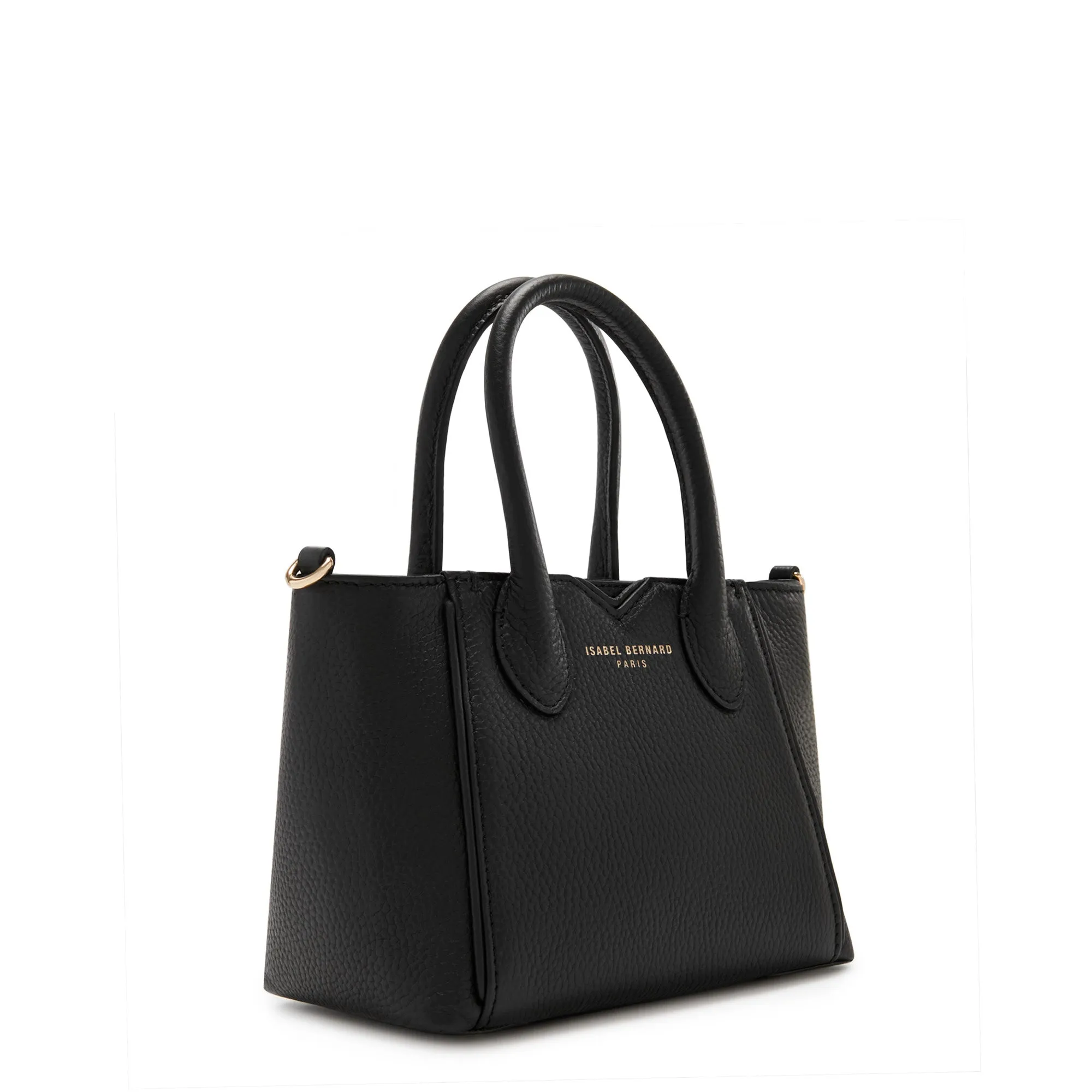 Honoré Cloe Mini black calfskin leather handbag