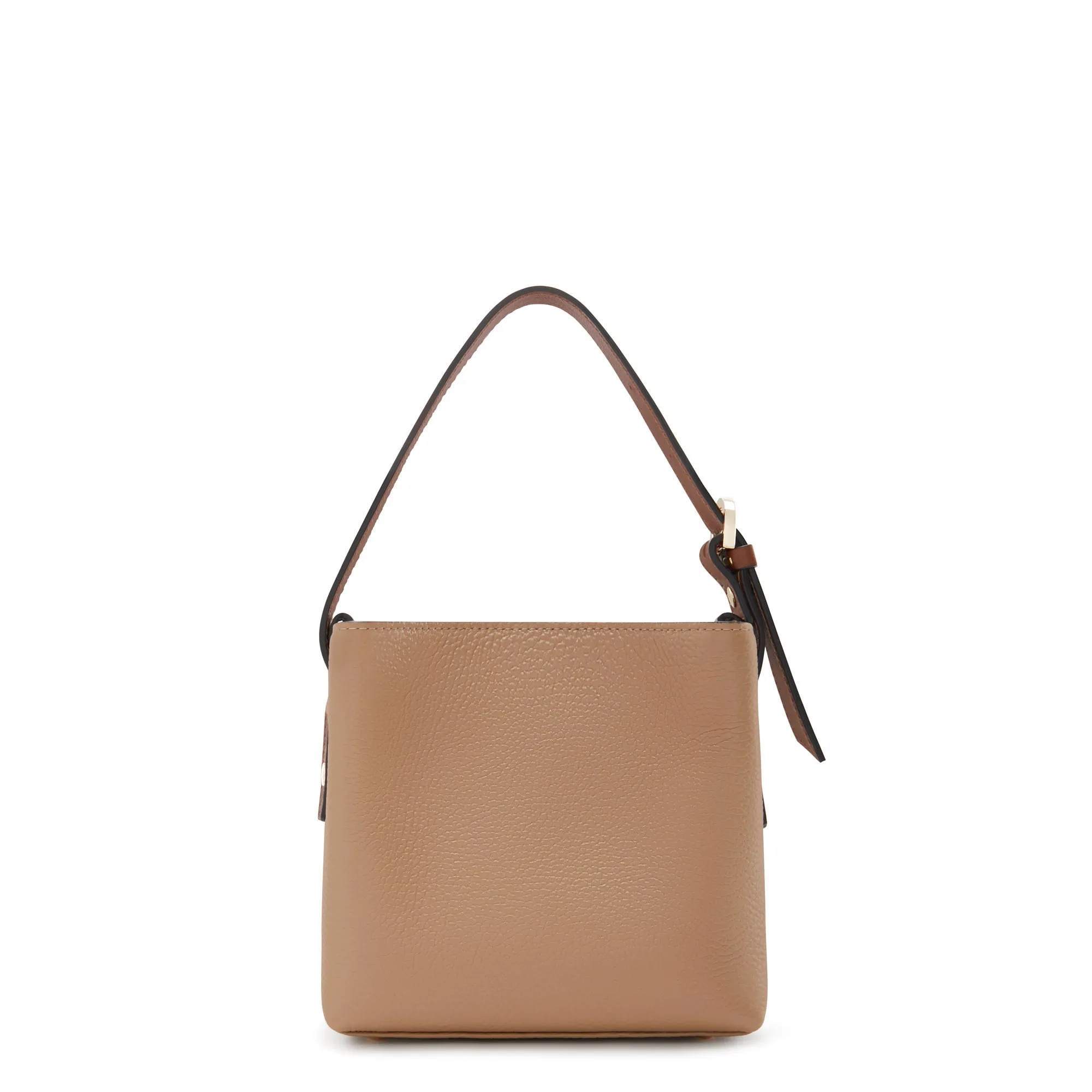 Honoré Adriane Mini beige leather handbag calfskin leather