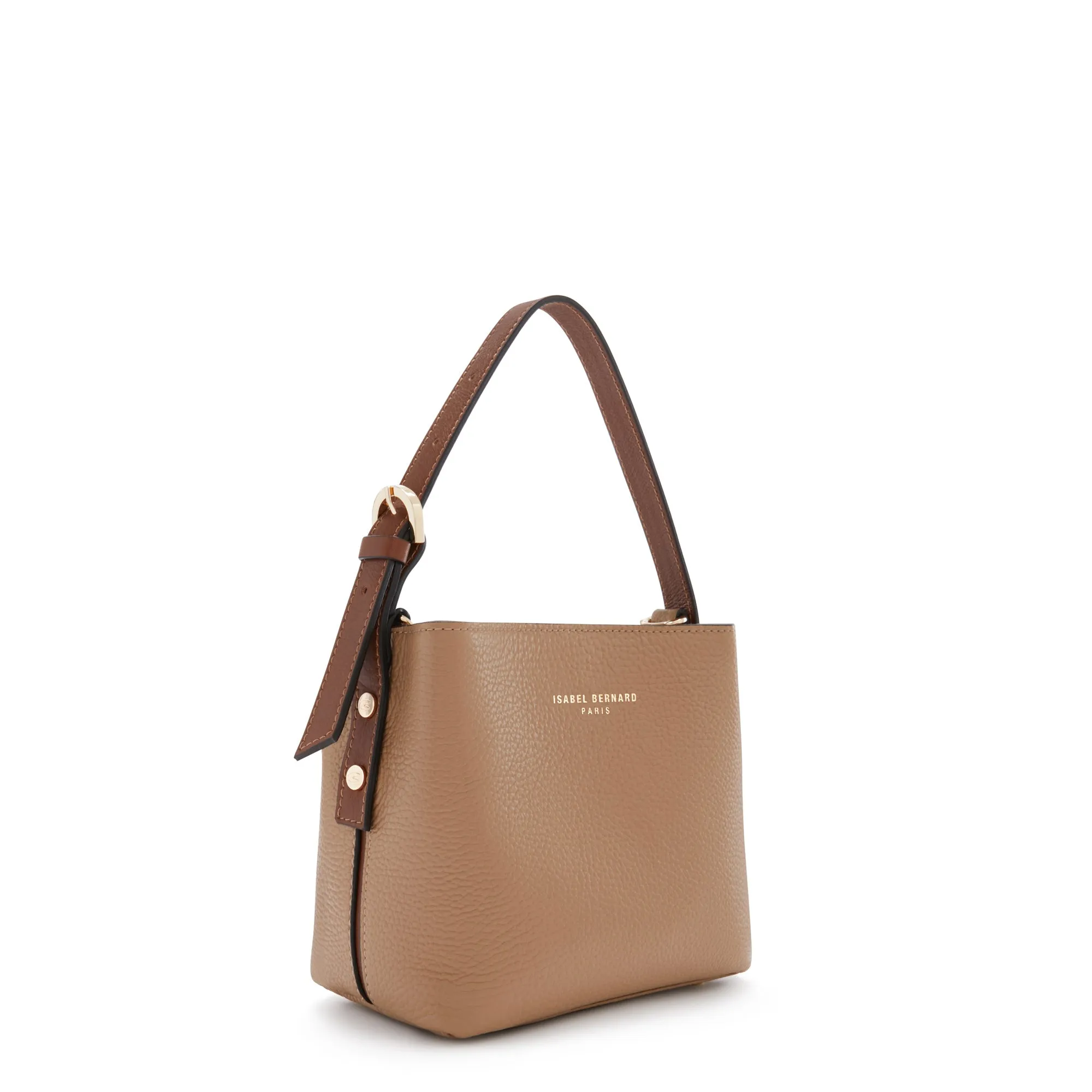 Honoré Adriane Mini beige leather handbag calfskin leather