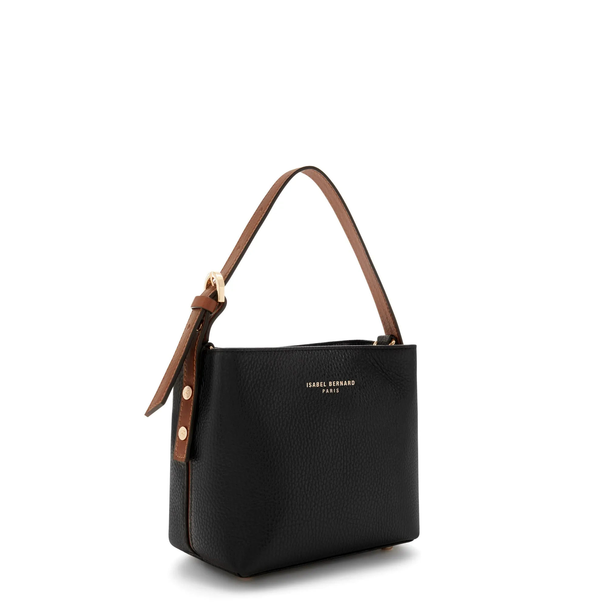 Honoré Adriane Mini black leather handbag calfskin leather