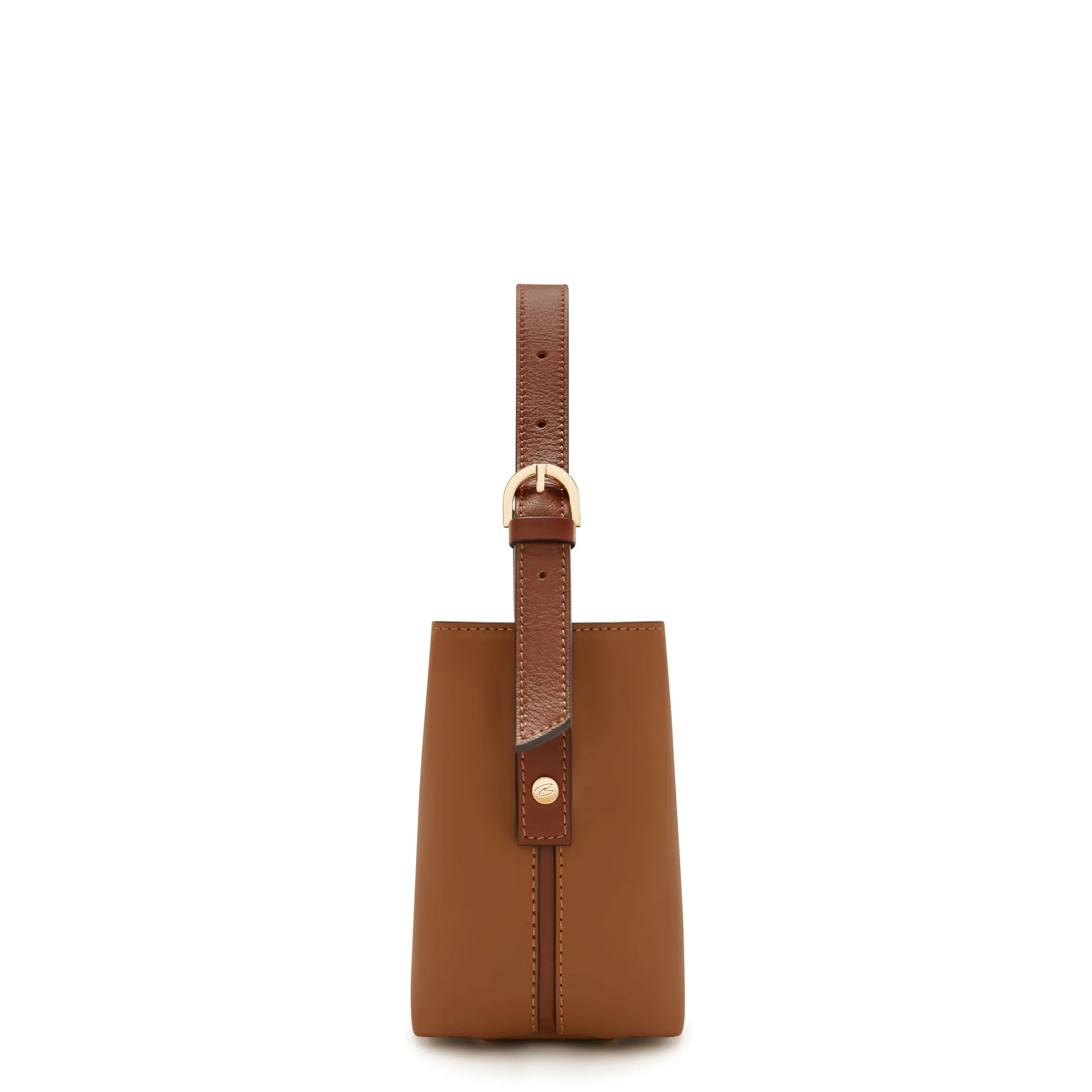 Honoré Adriane Mini cognac leather handbag calfskin leather