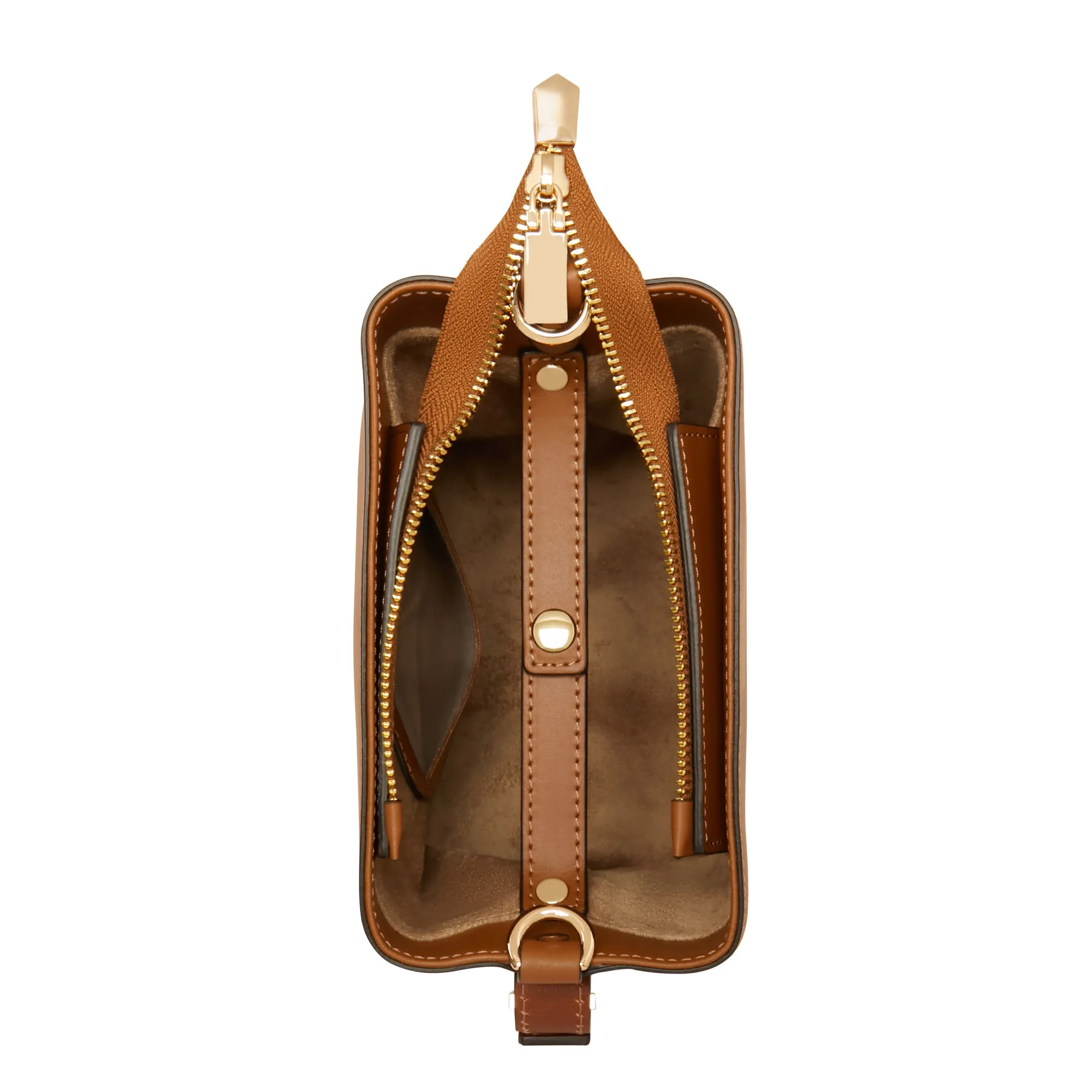 Honoré Adriane Mini cognac leather handbag calfskin leather