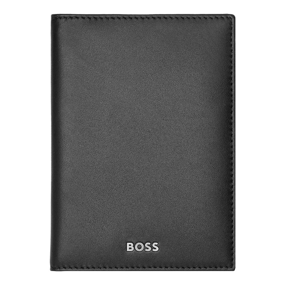 Hugo Boss Folding Card Holder Black HLE403A