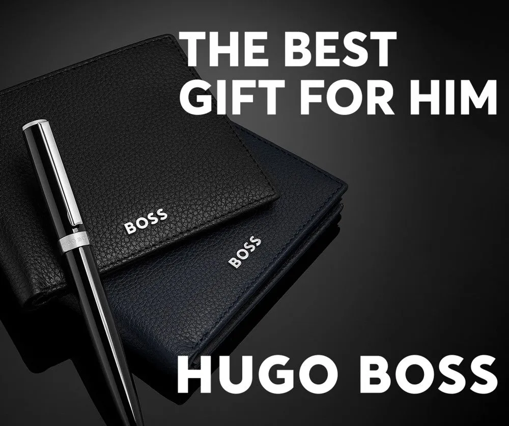 Hugo Boss Folding Card Holder Black HLE403A