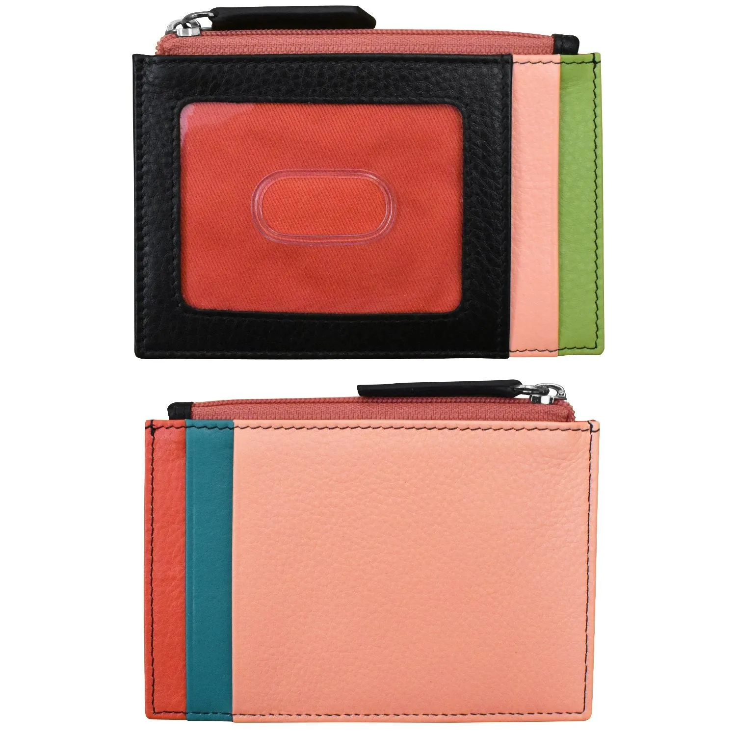 ILI Zip ID Card Case 7416RFB