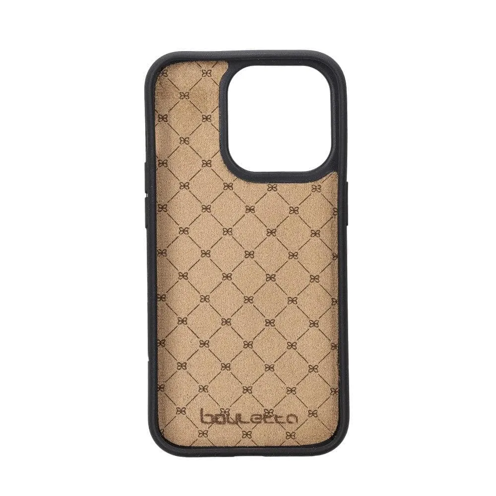 iPhone 15 Leather Case with Card Holder