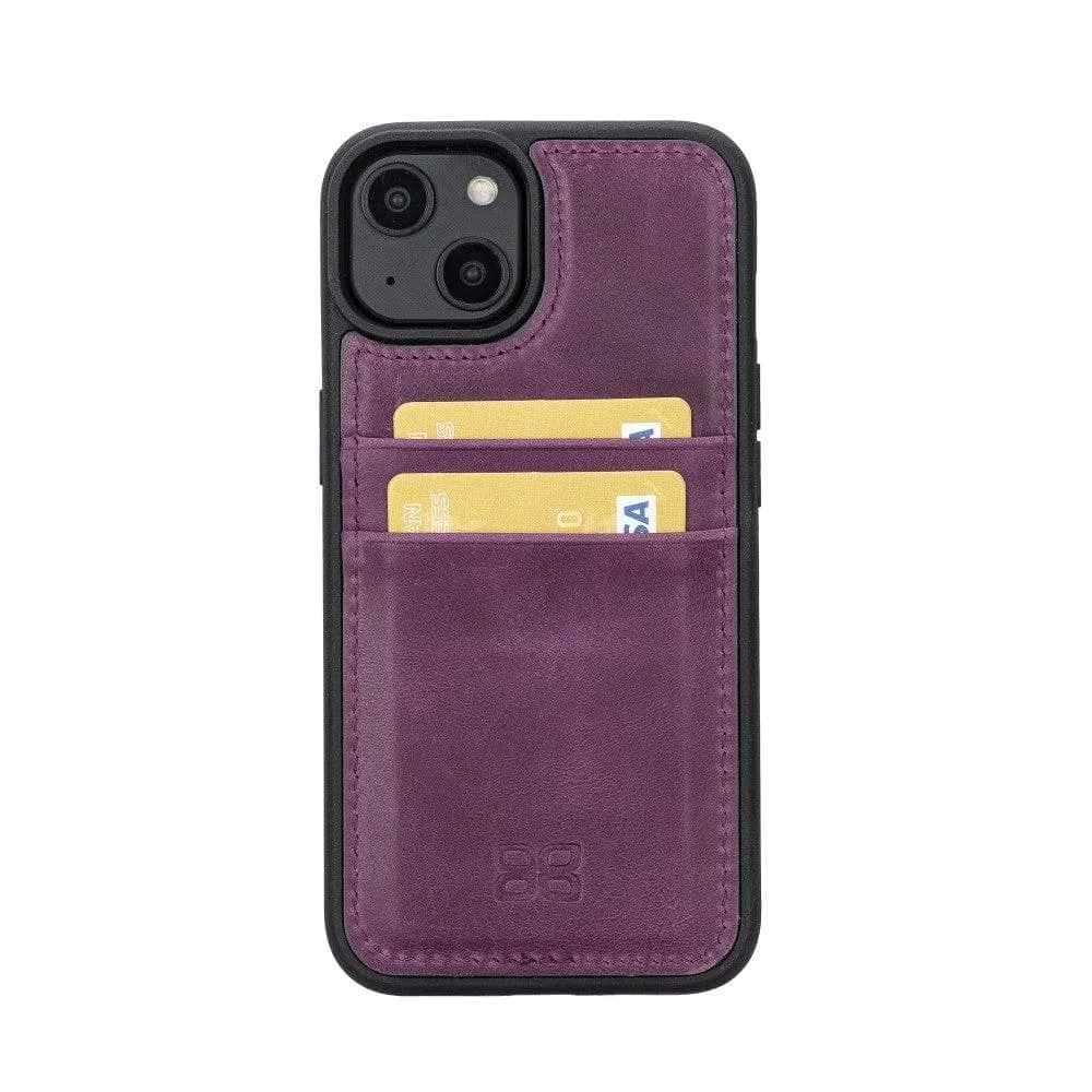 iPhone 15 Leather Case with Card Holder