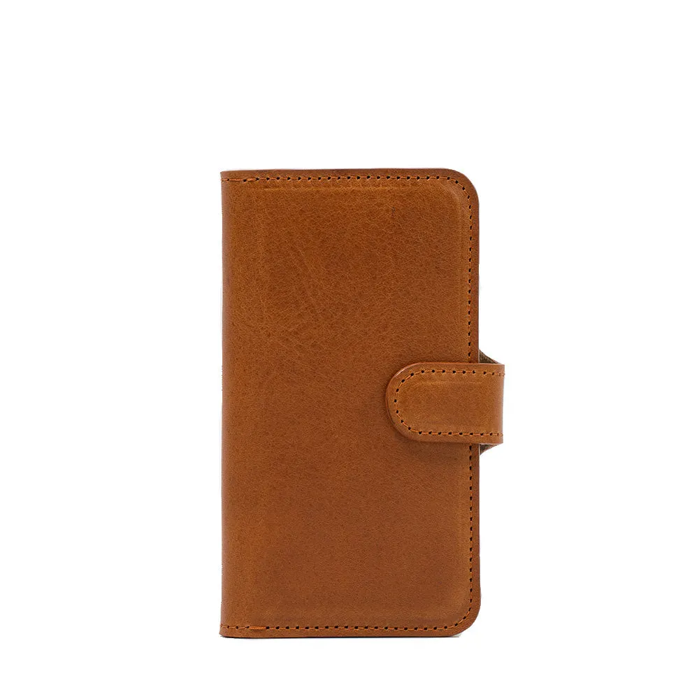 iPhone 15 Series Full-Grain Leather Folio Case Wallet with MagSafe - Classic 4.0