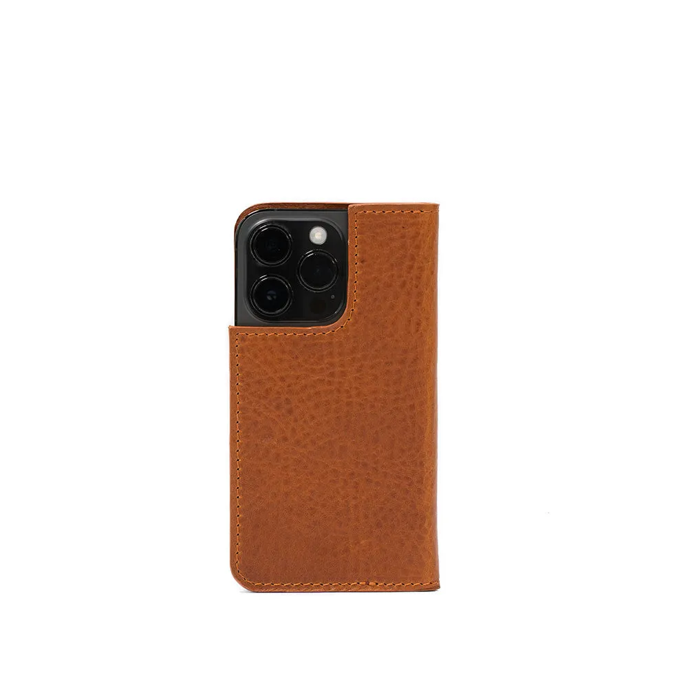 iPhone 16 series Leather Folio Case Wallet with MagSafe - The Minimalist 3.0