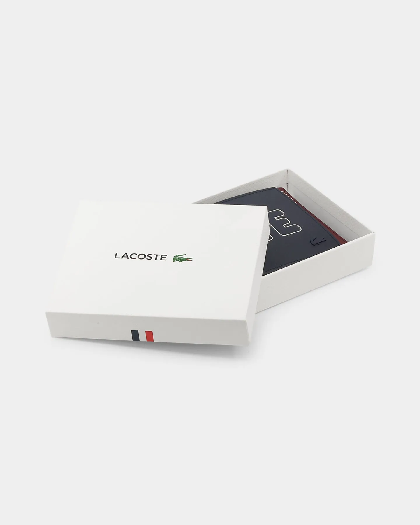 Lacoste Fg S 1927 Billfold Wallet Marine