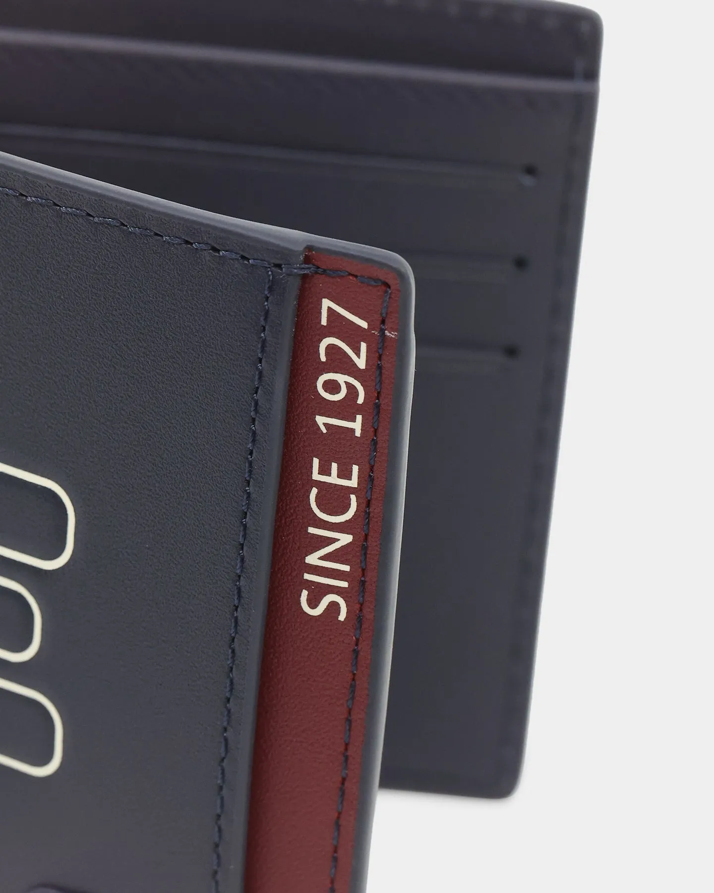 Lacoste Fg S 1927 Billfold Wallet Marine