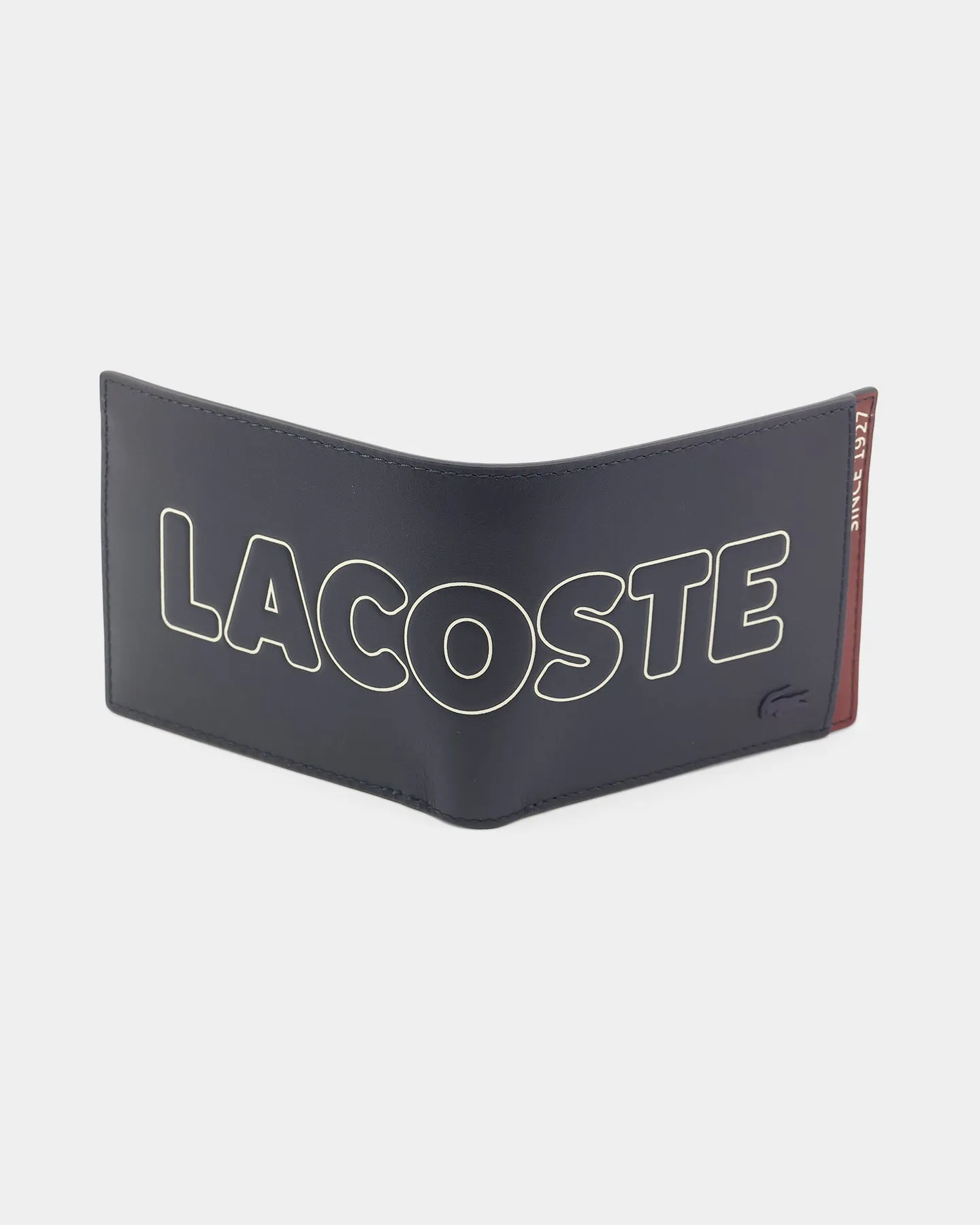 Lacoste Fg S 1927 Billfold Wallet Marine