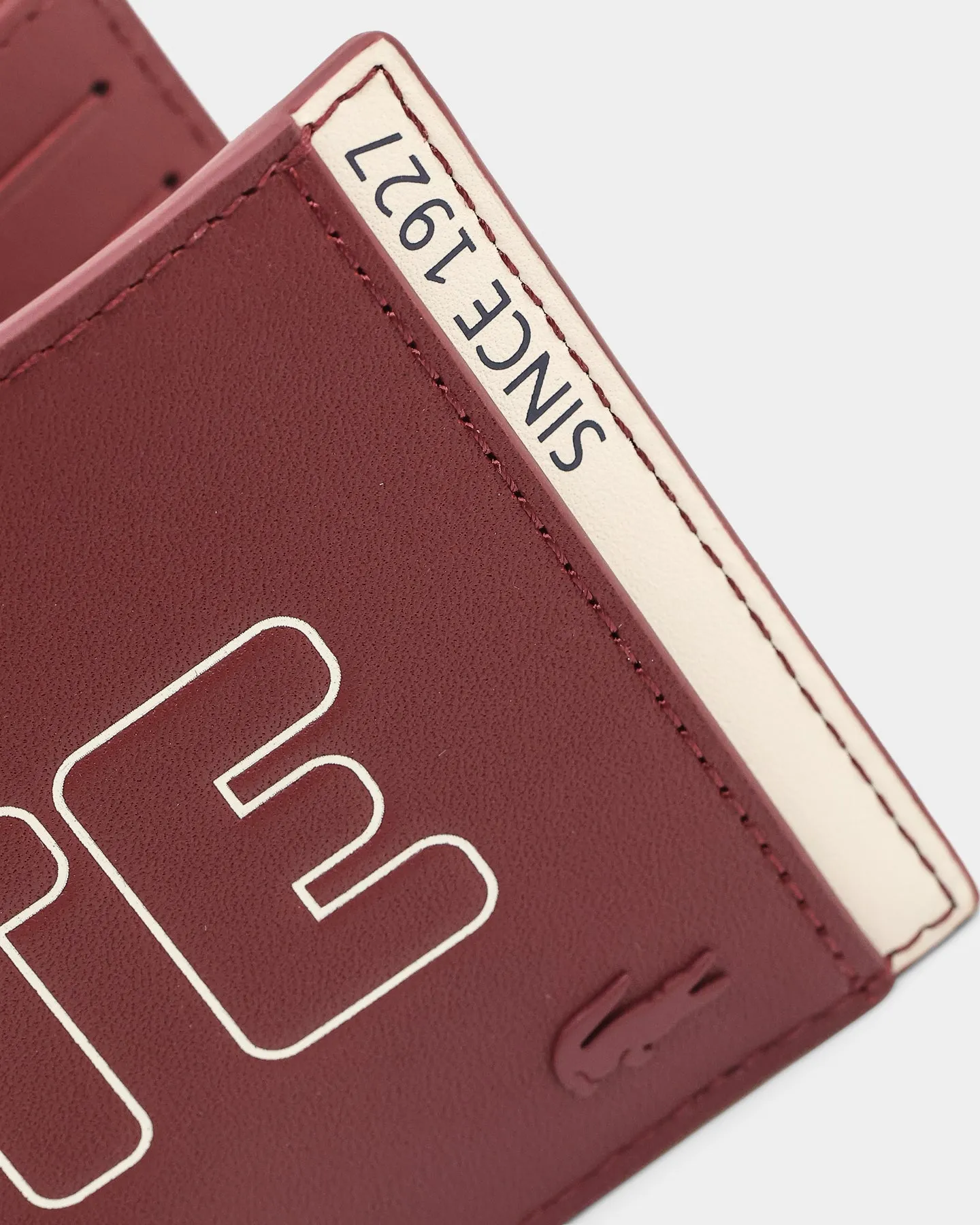 Lacoste Fg S 1927 Billfold Wallet Pinot