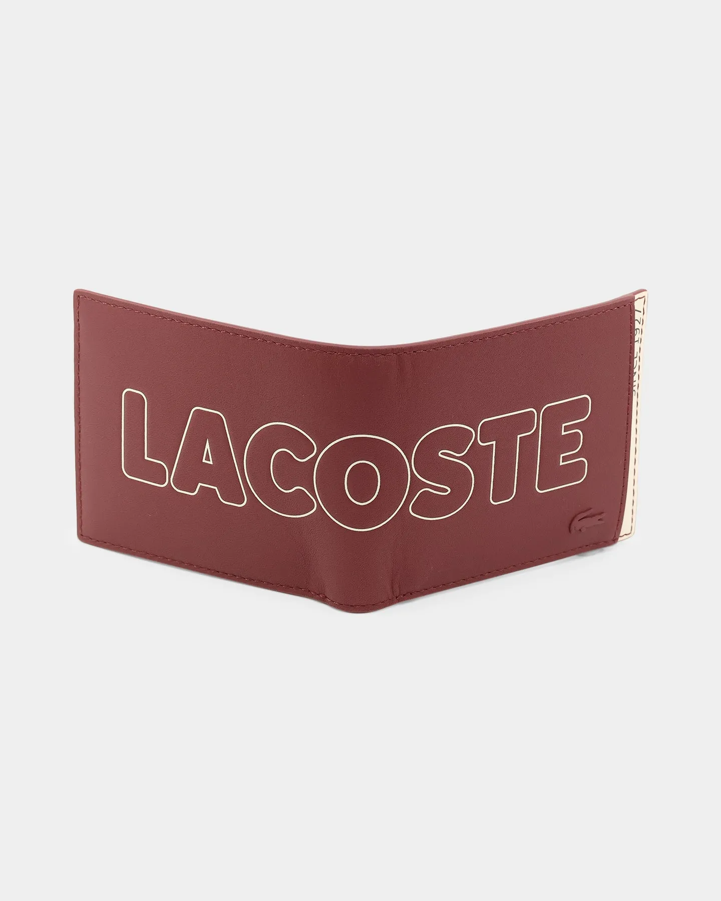 Lacoste Fg S 1927 Billfold Wallet Pinot