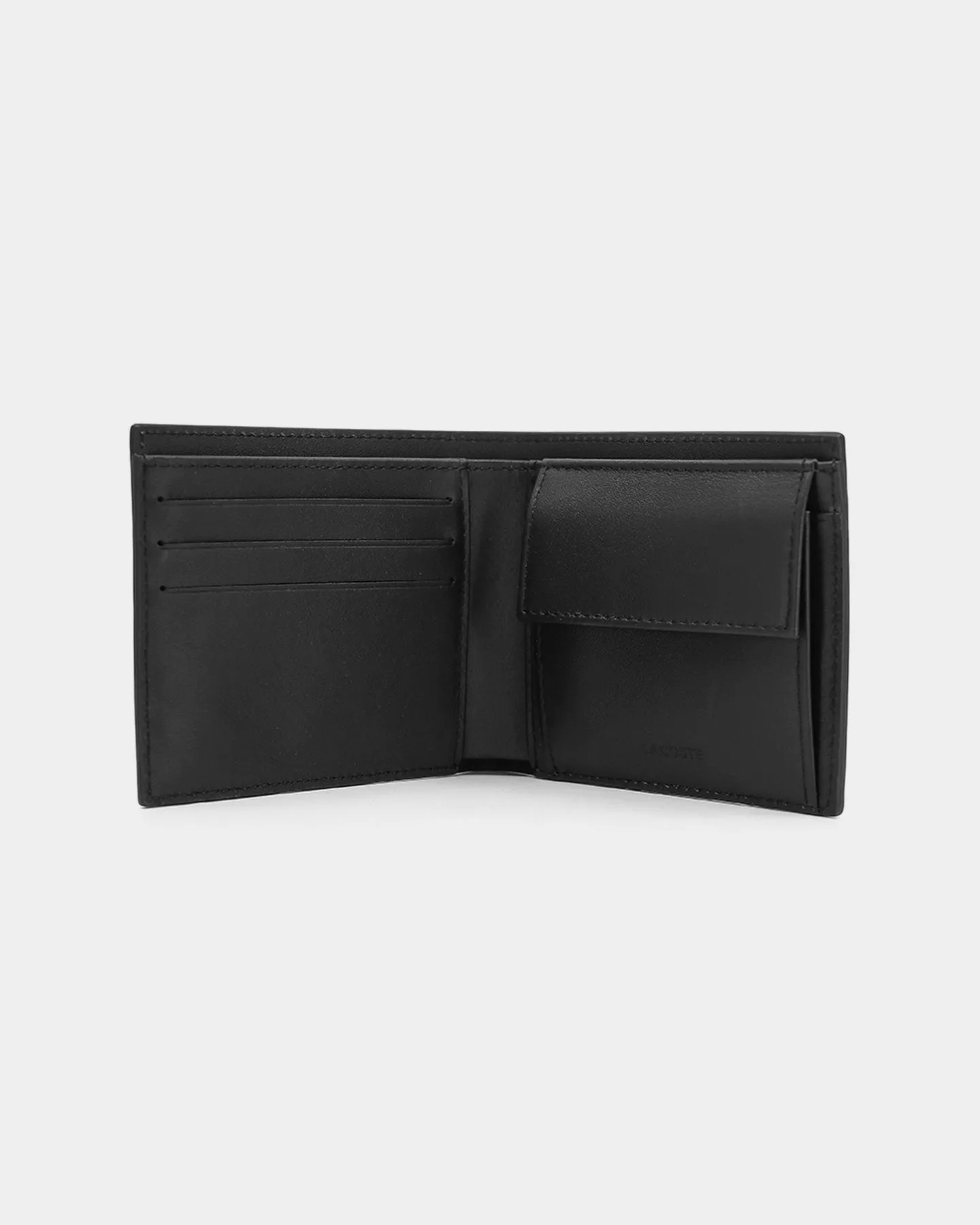 Lacoste Medium Billfold Coin Wallet Black