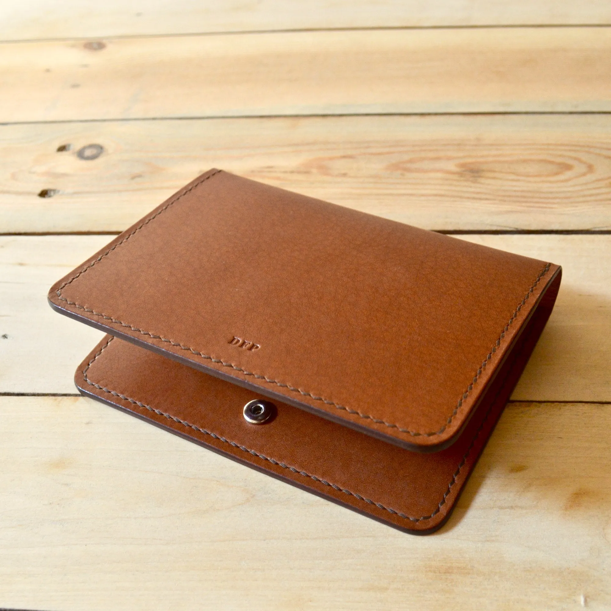 Large Passport Wallet - Chestnut