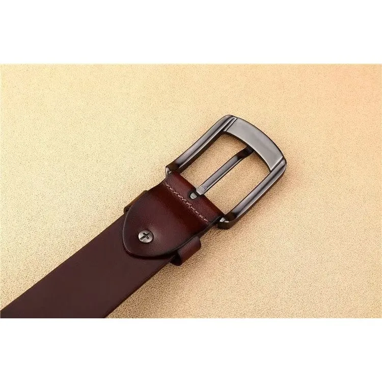 Luxury Cowskin Classic Buckle Belt