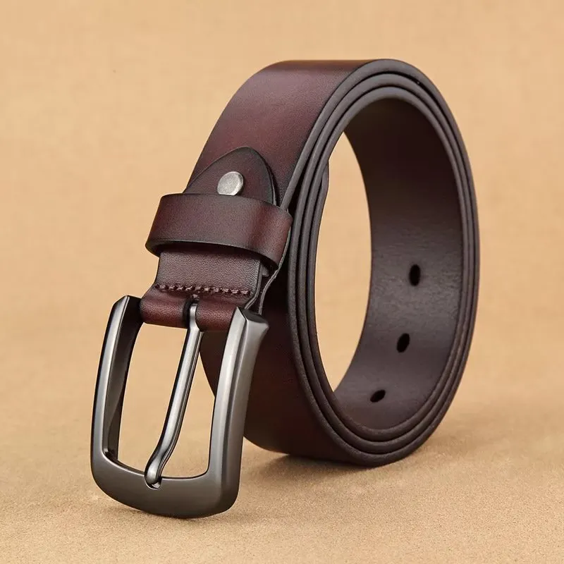 Luxury Cowskin Classic Buckle Belt