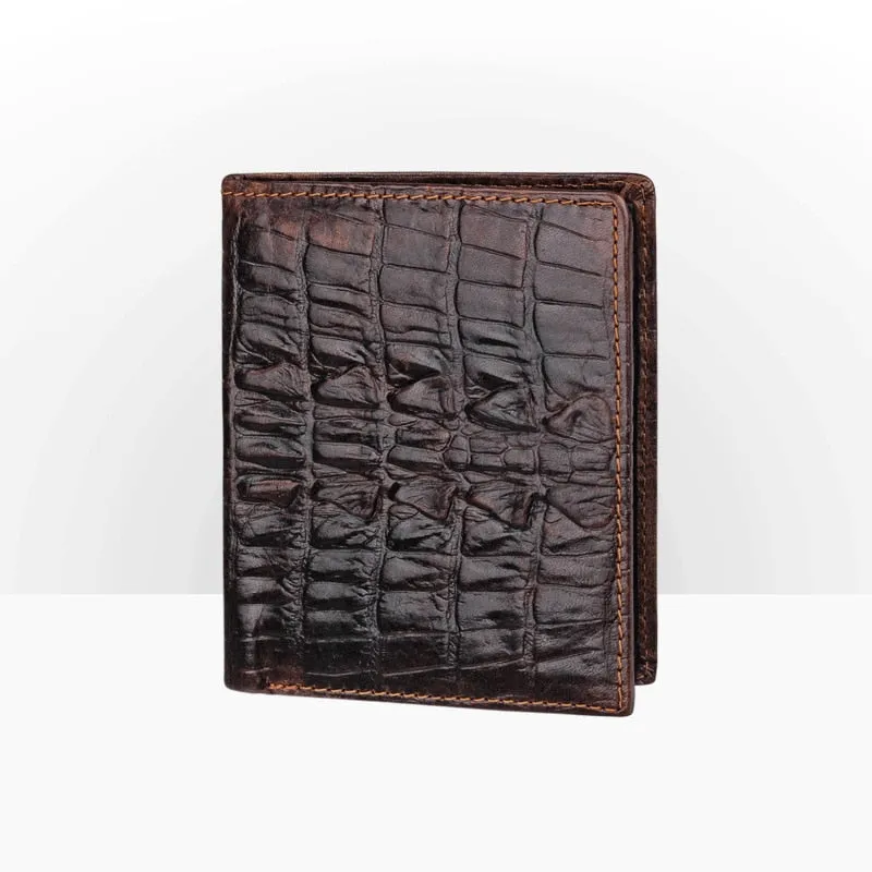 Luxury CrocSkin Short Wallet