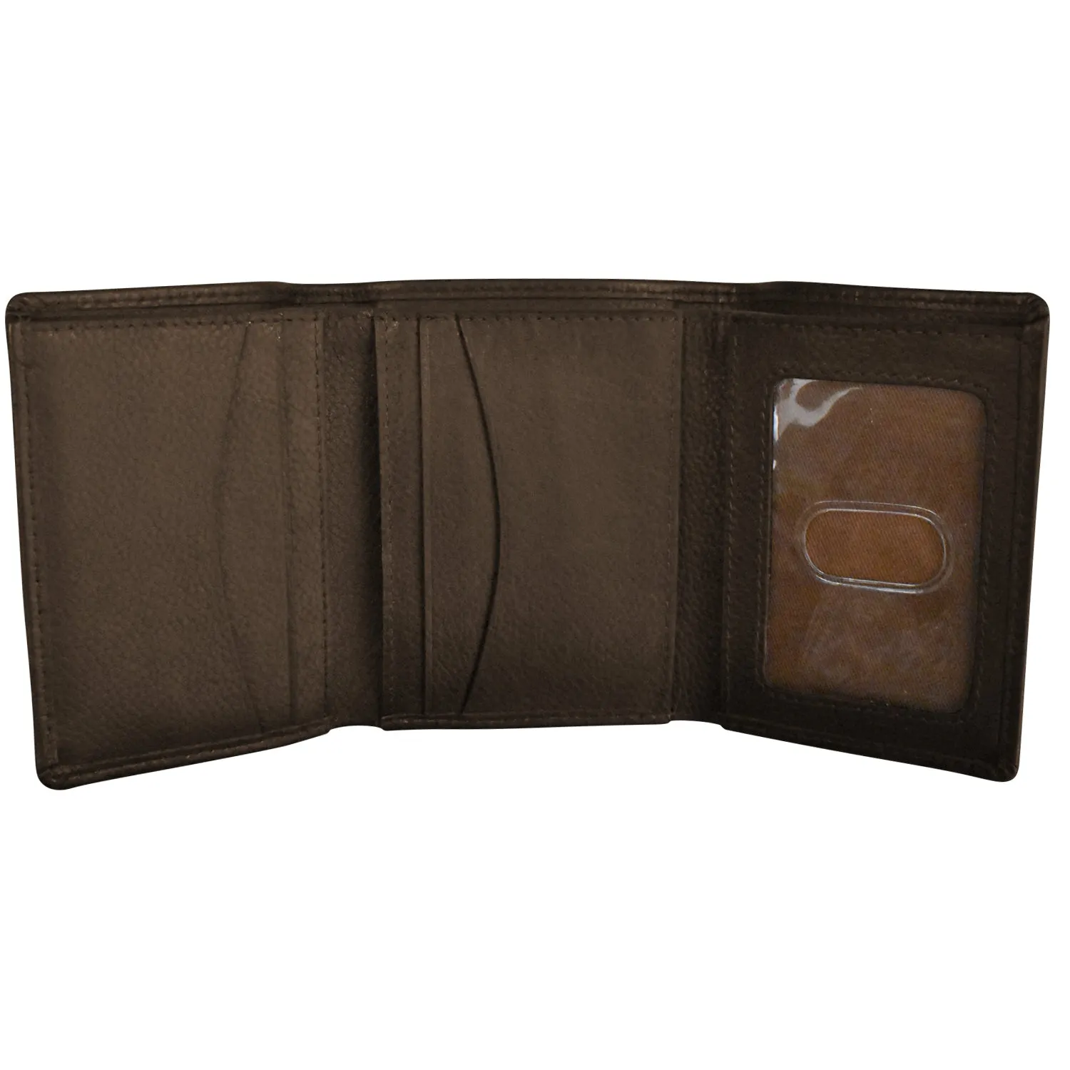 Men's Pebble Grain Leather Trifold Wallet